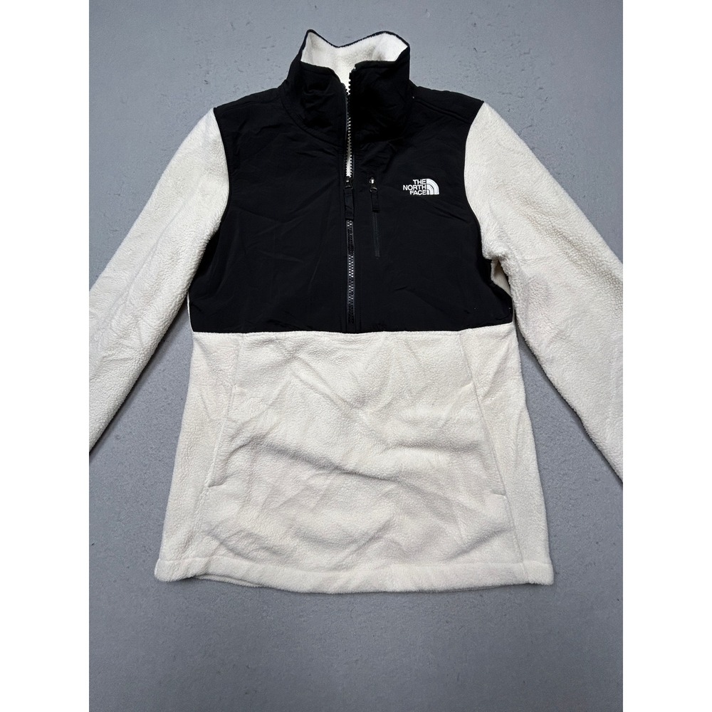 The North Face Pullover Polyester Nylon White Black XS Womens